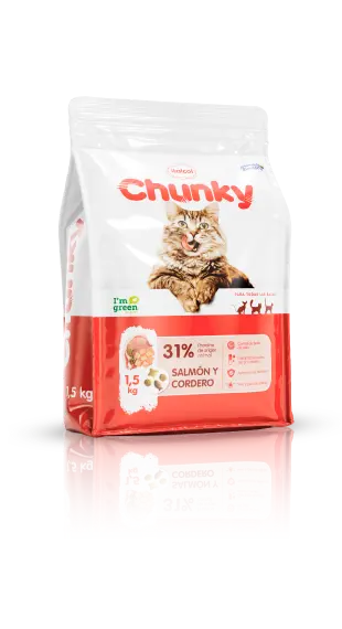 Chunky Gatos Salmón y Cordero