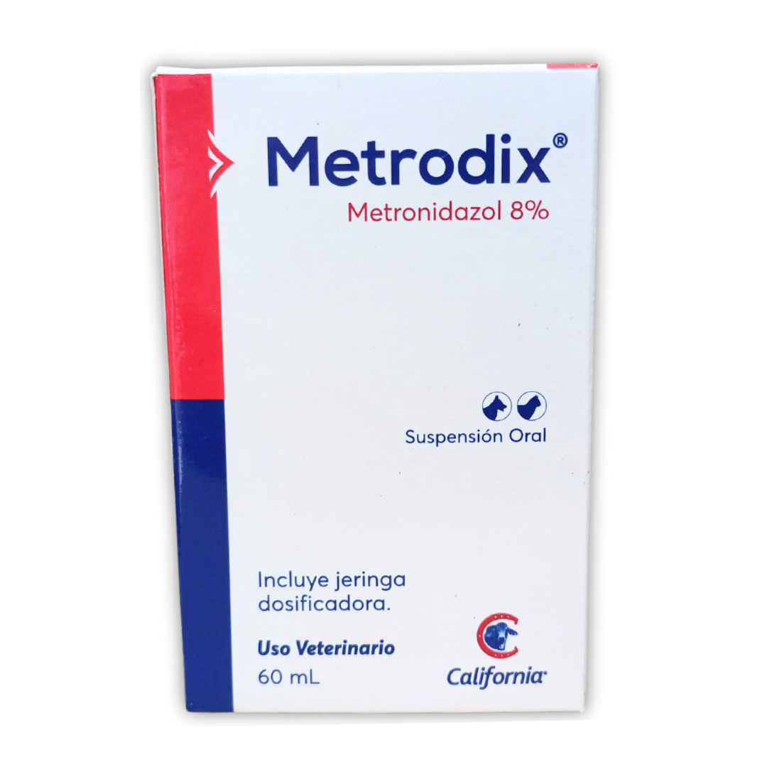 Metrodix (metronidazol 8%) suspensión oral