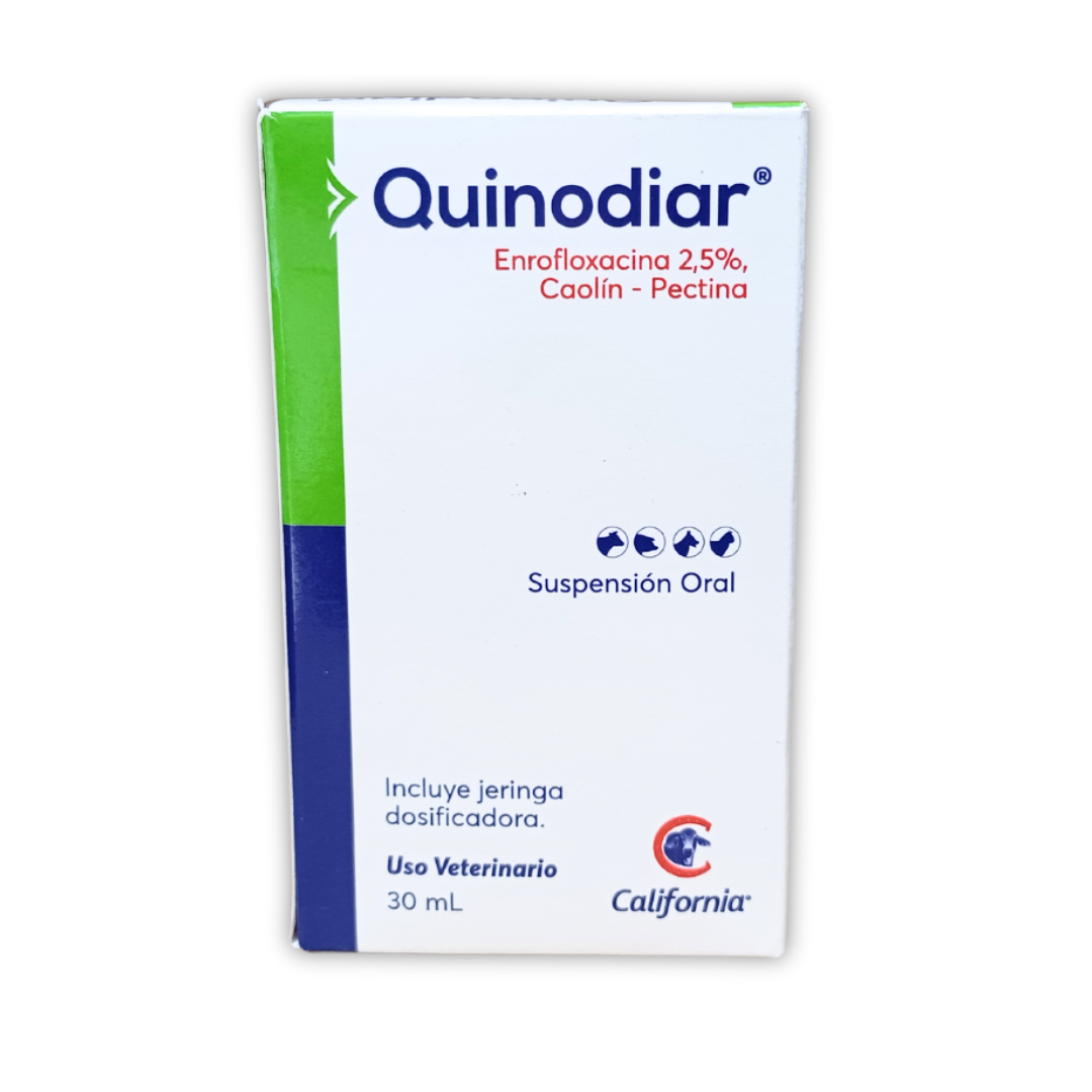 Quinodiar (enrofloxacina 2.5%) suspensión oral