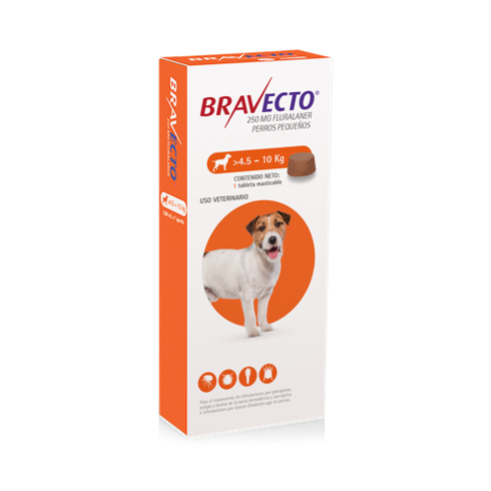 Bravecto® 4.5-10 kg – Tabletas antipulgas para perros