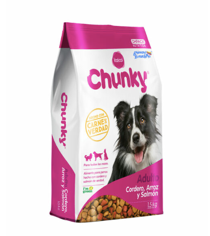 Chunky Adultos Cordero, Arroz y Salmon